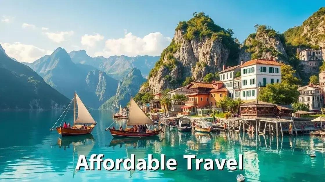 Descubra como viajar barato: opções e dicas imperdíveis